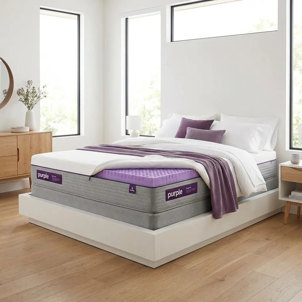 Purple Original mattress with Hyper-Elastic Polymer Grid comfort layer